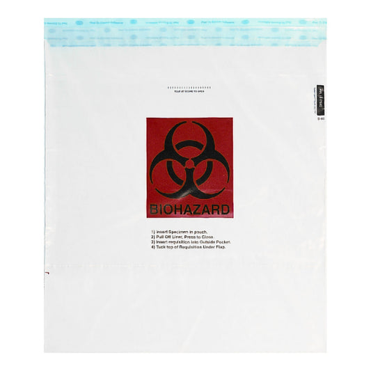 Speci-Gard® Specimen Transport Bag, Document Pouch, Adhesive Closure, 15 x 17", 500/CS