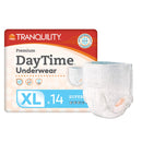 Tranquility Premium DayTime Disposable Absorbent Underwear, XL, 14/BG