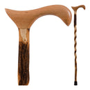Brazos™ Twisted Hickory Cane, 37-Inch Height, 1/EA