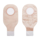 NEW IMAGE™ TRANSPARENT COLOSTOMY POUCH, PRE-CUT TO FIT 70 MM STOMAS, BLUE MATCH, SOLD AS 10/BOX HOLLISTER 18104