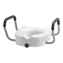 Nova Ortho-Med Raised Toilet Seat with Detachable Arms, 5 Inch Height, 2/CS