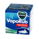 VICKS® VAPORUB® CAMPHOR / MENTHOL / EUCALYPTUS OIL CHEST RUB, 1.76 OZ., SOLD AS 1/EACH PROCTER 32390001051