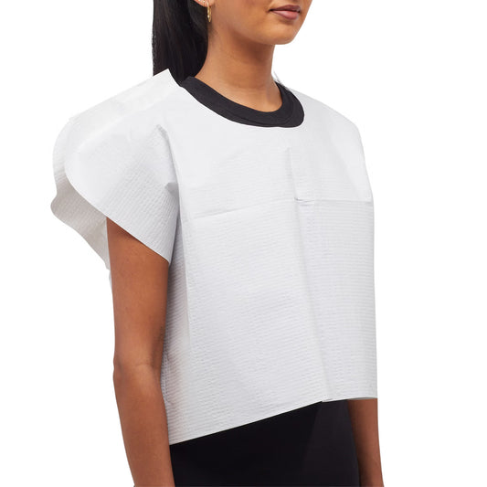 Mckesson Exam Cape, White, 21 X 30 Inch, 100/Cs