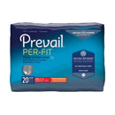 PREVAIL® PER-FIT® MEN ADULT MODERATE ABSORBENT UNDERWEAR, MEDIUM, WHITE, SOLD AS 80/CASE FIRST PFM-512