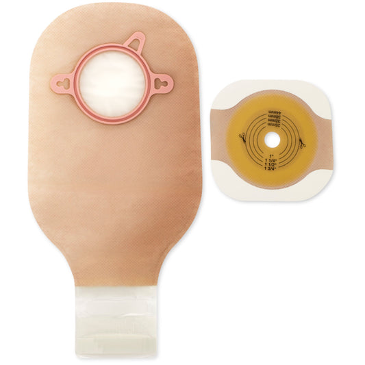 New Image™ 2-Piece Ultra Clear Ostomy Pouch, up to 57 mm, Lock 'n Roll™ closure, 5/BX