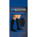 QCS FIRM COMPRESSION KNEE-HIGH SOCKS, LARGE, BLACK, SOLD AS 2/PAIR SCOTT 1662 BLA LG