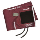 BP CUFF & BLADDER LGADLT 2TBNYLON BURGUNDY LTXFR, 1/EA