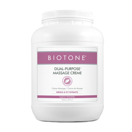 Biotone® Dual-Purpose Massage Crème with Arnica and Ivy Extracts, 1-gallon Jar, 1/EA