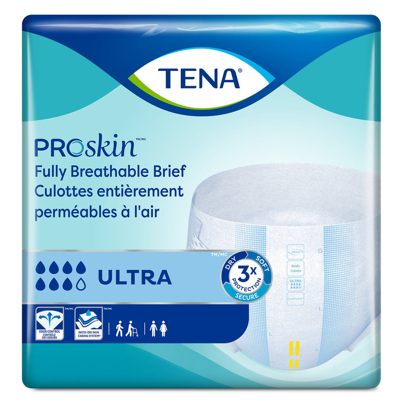 TENA® PROSKIN™ ULTRA INCONTINENCE BRIEF, EXTRA LARGE, SOLD AS 15/BAG ESSITY 68010