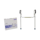 McKesson Toilet Safety Rail, Gray Aluminum, 4/CS