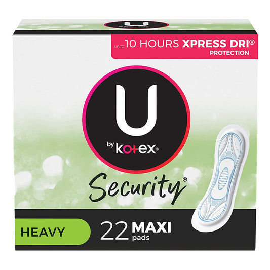 U By Kotex® Security® Maxi Pad, Heavy Absorbency, 176/Cs