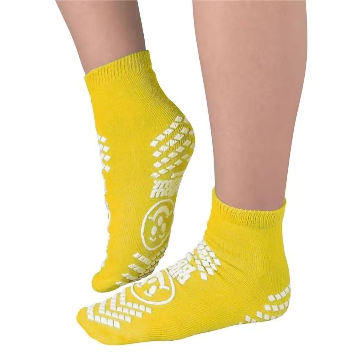 Pillow Paws® Risk Alert® Terries™ Slipper Socks, Yellow, 2X-Large, 48/CS
