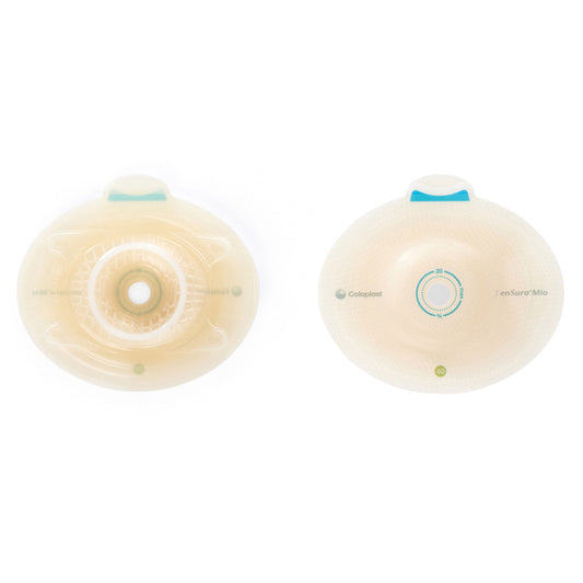 SenSura® Mio Click Convex Deep Ostomy Barrier, Trim to fit 10 – 20 mm Stomas, 5/BX