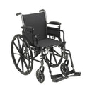 DRIVE™ CRUISER III LIGHTWEIGHT WHEELCHAIR, 20-INCH SEAT WIDTH, SOLD AS 1/EACH MCKESSON 146-K320ADDA-SF