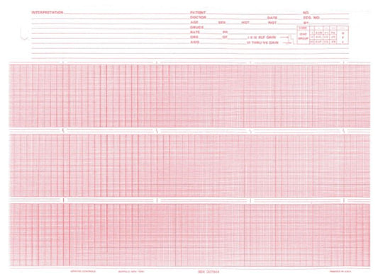 Paper, Ecg F/007944 8.5"X150'(20Rl/Cs), 1/Rl