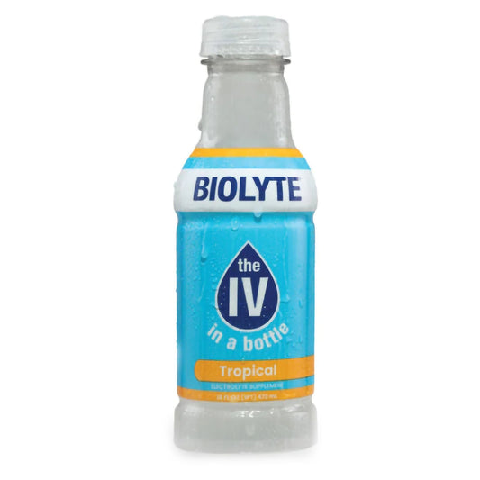 Biolyte® The Iv In A Bottle Electrolyte Hydration Drink Tropical Flavor, 16 Oz., 12/Cs