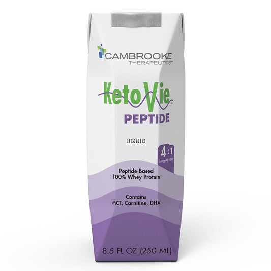 KetoVie™ Peptide 4:1 Ketogenic Medical Food, 8.5-ounce carton, 30/CS