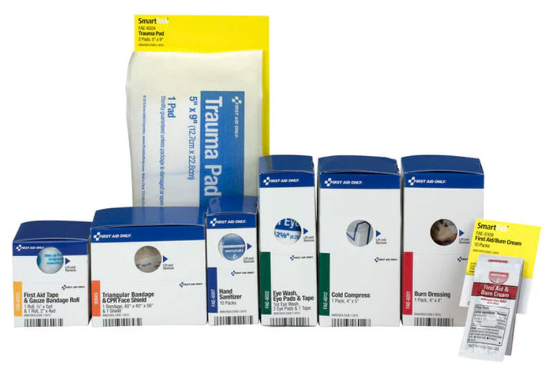 First Aid Only/Acme United Refill Items For Kits Refill Pk Ansi 2015 Retro Mdmetal Food Service -90747 - BriteSources