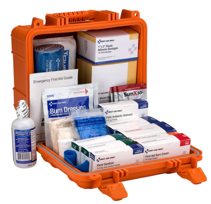 First Aid Only/Acme United Waterproof Kits First Aid Kt 24 Unit Ansi Bwaterproof Cs (Drop) -90758 - BriteSources