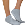 Care-Steps® Single Tread Slipper Socks, Medium, Light Blue, 48/CS