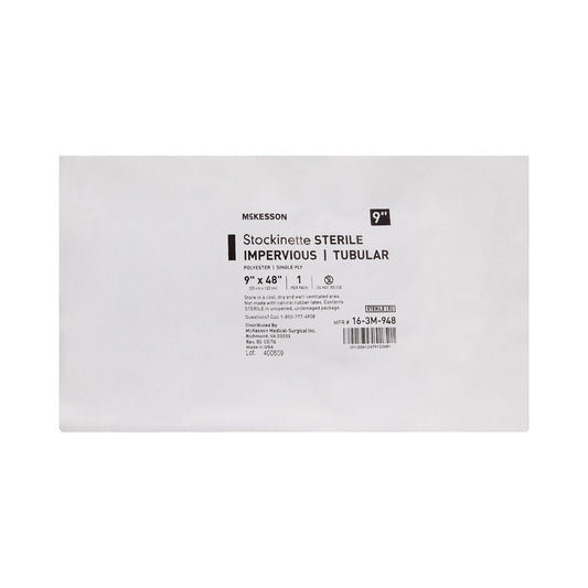 McKesson Impervious Surgical Stockinette, 9 x 48 Inch, 12/CS