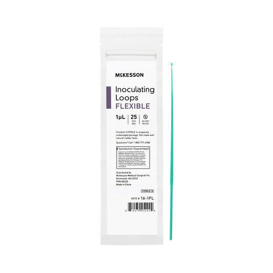 Mckesson Inoculating Loop, Light Green, 1 Μl, 20-Centimeter Length, 1000/Cs
