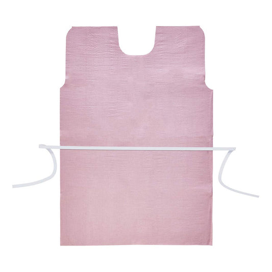 Graham Medical Patient Exam Gown, One Size Fits Most, Mauve, 50/Cs