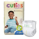 Cuties® Essential Diaper, Size 7, 80/CS