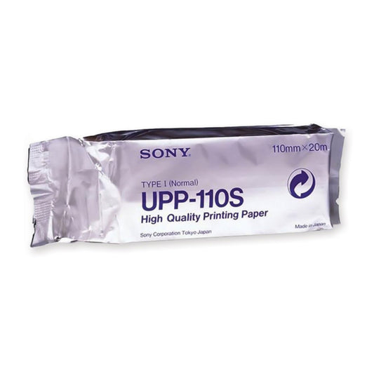 Paper, Printer F/Sony Film Blkwht 20Mmx110Mm (10Rl/Bx), 10/Bx