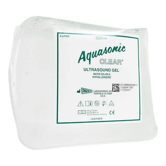 Aquasonic Clear® Ultrasound Gel, 5 Liters, 1/Bx