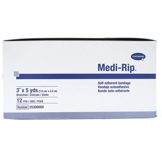 Medi-Rip® Self-Adherent Closure Cohesive Bandage, 3 Inch X 5 Yard, 96/Cs