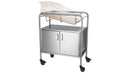BASSINET, STAINLESS STEEL, DRAWER & CLOSED CABINET 12", SOLD AS EACH NOVUM 10000645