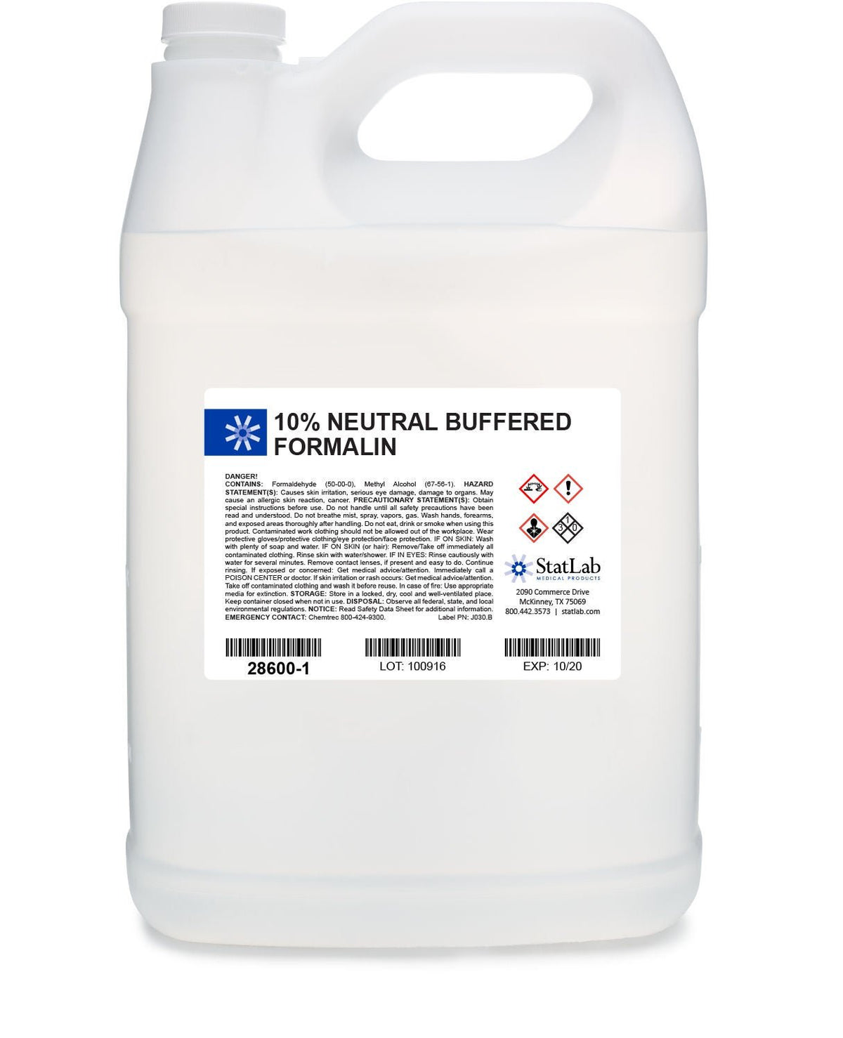 Reagent, Formalin Neutral Buffered 10% 1Gl (4/Cs), 4/Cs
