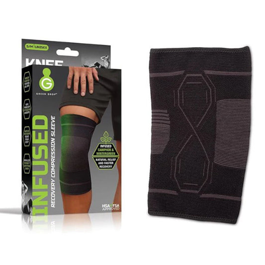 Green Drop Compression Knee Brace Small/ Medium, 24/Cs