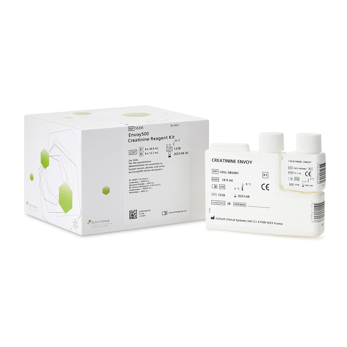 REAGENT, CREATININE ENVOY 55335 500R1 8X27.5ML/R2 8.91 (1120, 1/KT