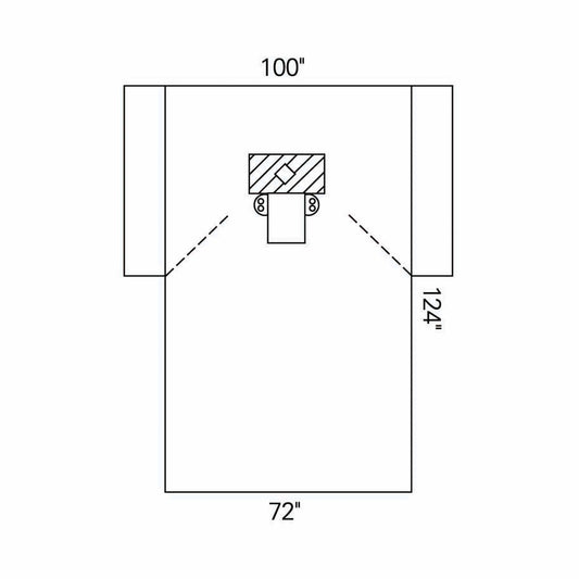 Halyard Sterile Thyroid Eent Drape, 100 X 72 X 124 Inch, 10/Cs