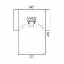 Halyard Sterile Thyroid EENT Drape, 100 x 72 x 124 Inch, 1/EA