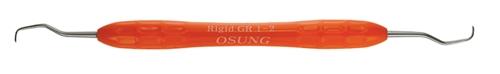 Dental Curette, Gracey, Rigid, Autoclavable Silicone Handle, GR 1-2 - Osung USA