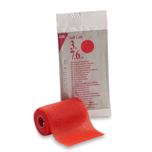 Tape, Cast Scotchcast 3"X4Ydssoft Red (10Rl/Cs) 3Morth, 10/Cs