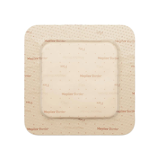 Mepilex® Border Flex Adhesive With Border Foam Dressing, 4 X 4 Inch, 50/Cs