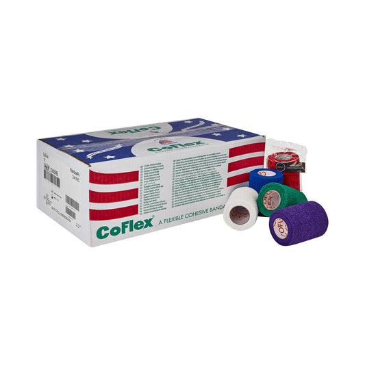 Coflex® Self-Adherent Closure Cohesive Bandage, 3 Inch X 5 Yard, 24/Cs