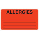 LABEL ALLERGY 250ROLL=EA, 250/RL