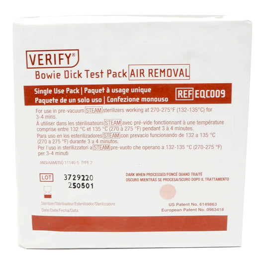 Verify™ Sterilization Bowie-Dick Test Pack, 20/BX