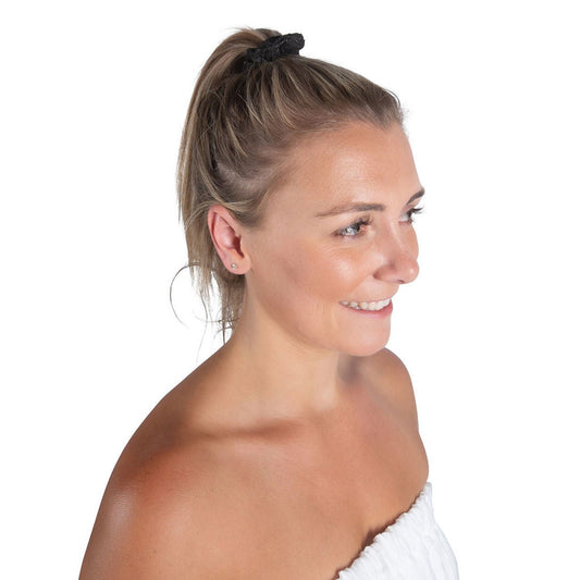 Scrunchie, Hair Disp Blk Univ(25/Pk 10Pk/Cs), 250/Cs