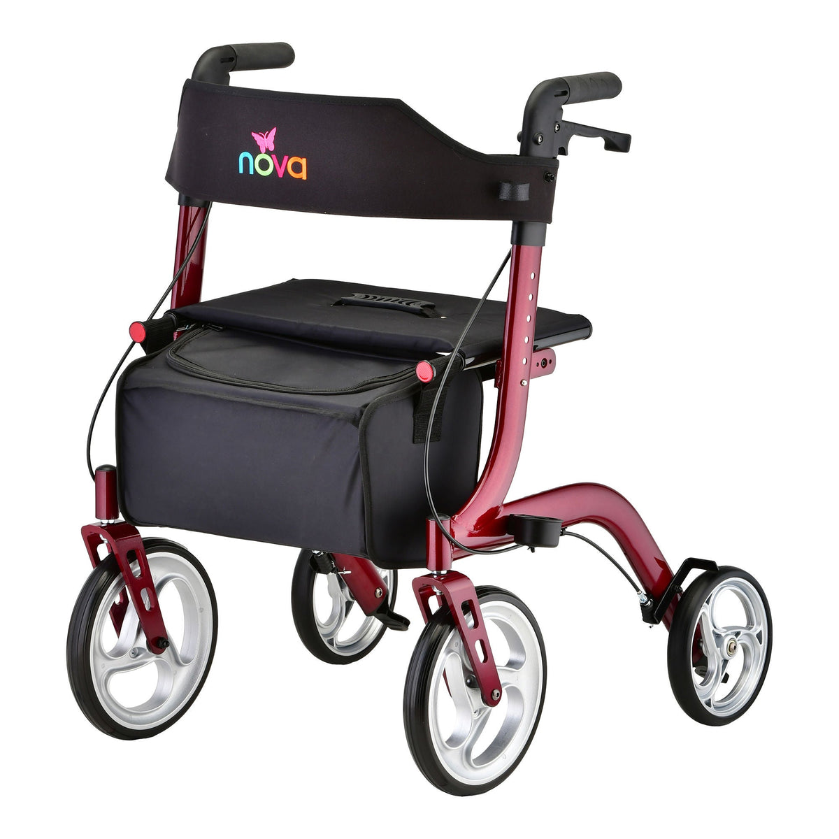 ROLLATOR, EXPRESS RED, 1/EA