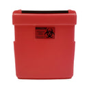 NESAR SYSTEMS REPLACEMENT RADIOACTIVE SHARPS CONTAINER, 1 GAL., 8.5 X 4 X 9 INCH, SOLD AS 32/CASE NESAR 600R