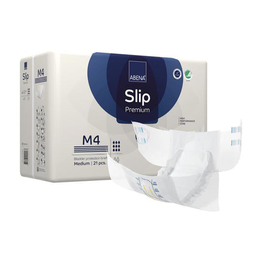 Abena® Slip Premium M4 Incontinence Brief, Medium, 84/Cs