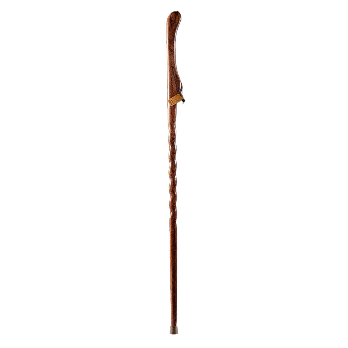 Brazos™ Twisted Oak Hitchhiker Handcrafted Walking Stick, 48-Inch, Red, 1/Ea