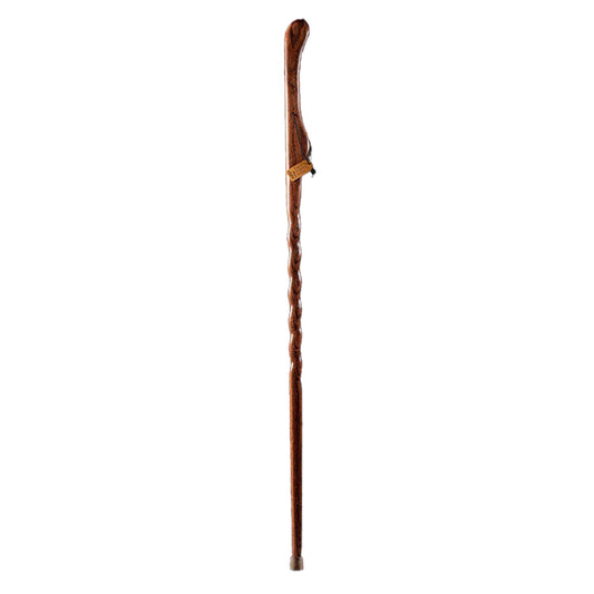 Brazos™ Twisted Oak Hitchhiker Handcrafted Walking Stick, 48-Inch, Red, 1/Ea