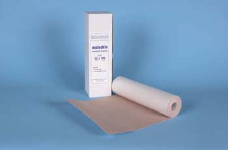 Roll, Moleskin Adh 12"X5Yds (1Rl/Bg) Drjill, 1/Bg
